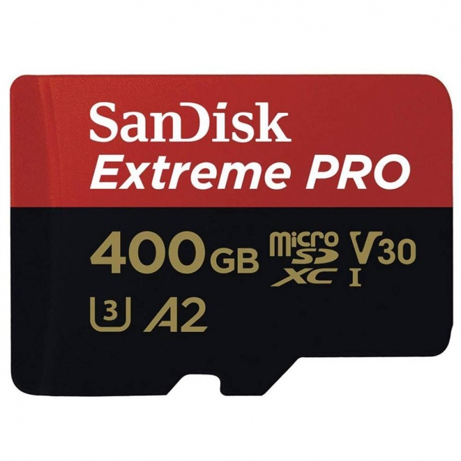 SanDisk Extreme PRO MicroSDXC 170MBs Class 10 with SD Adapter 400GB